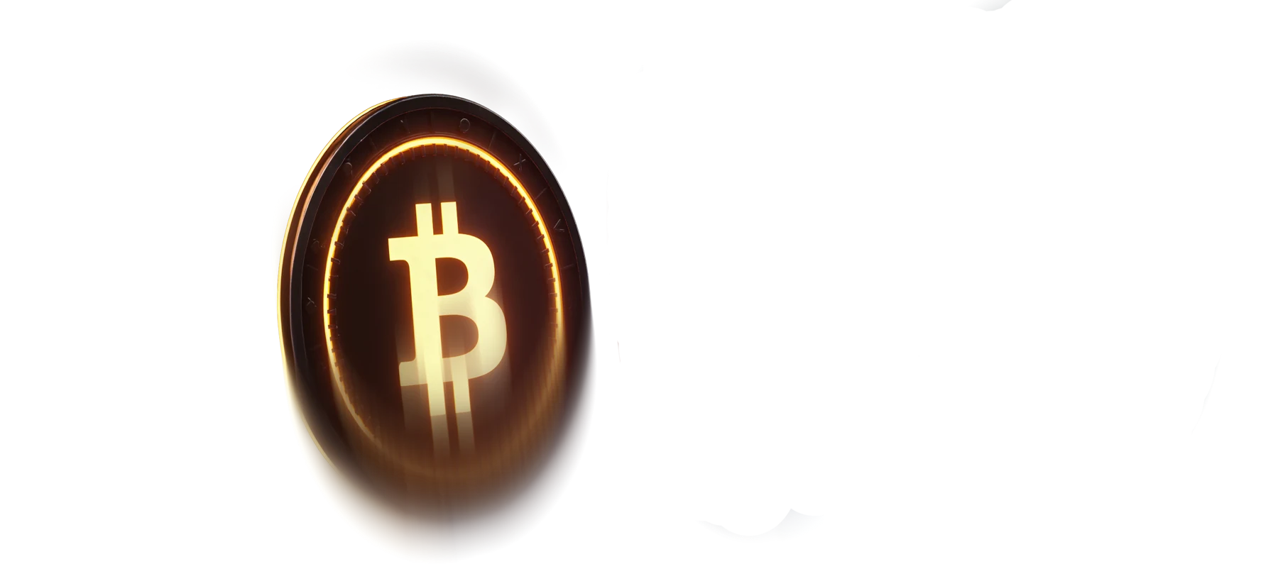 Bitcoin coin representing Bitcoin as a Here2Win Casino payment option