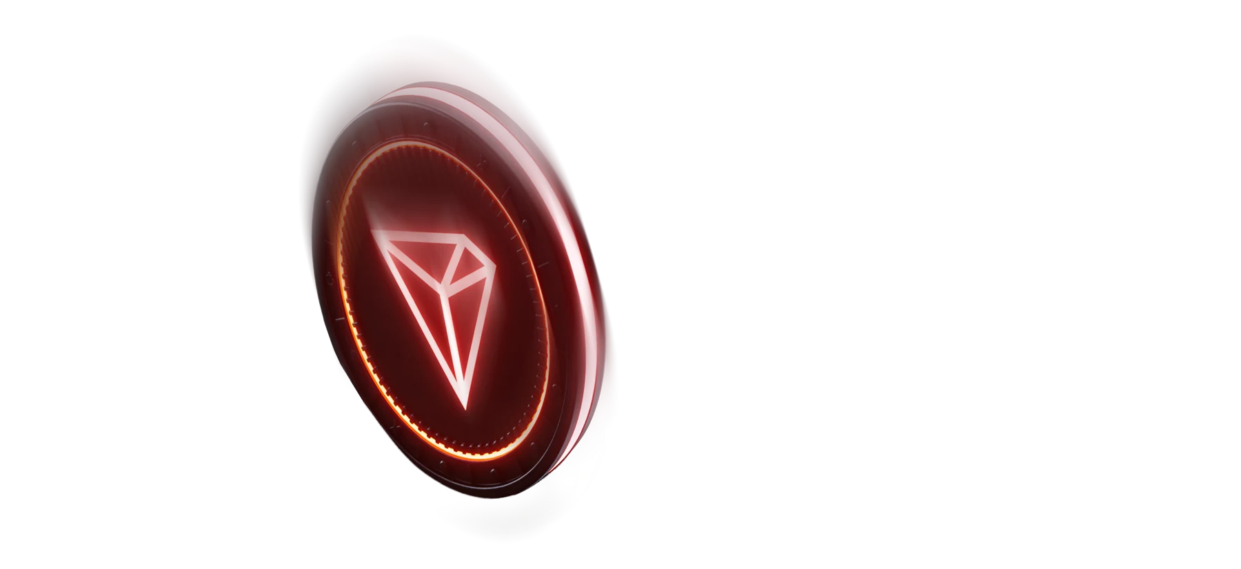 Tron coin representing TRX as a Here2Win Casino payment option